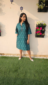Basil Bliss Ikkat Dress