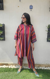 Lehar Jamdani Coord Set