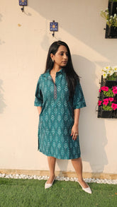 Basil Bliss Ikkat Dress
