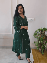 Green Jamdani Co-ord Set
