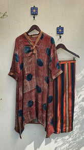 Orange Modal Silk Co-ord