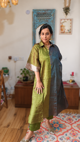 Megh Silk Kurta Pant Set