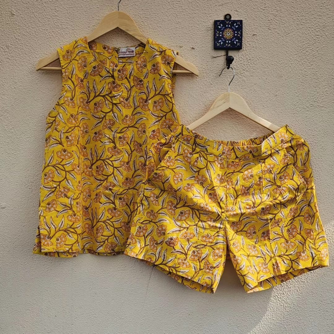 Yellow Floral Co-ord