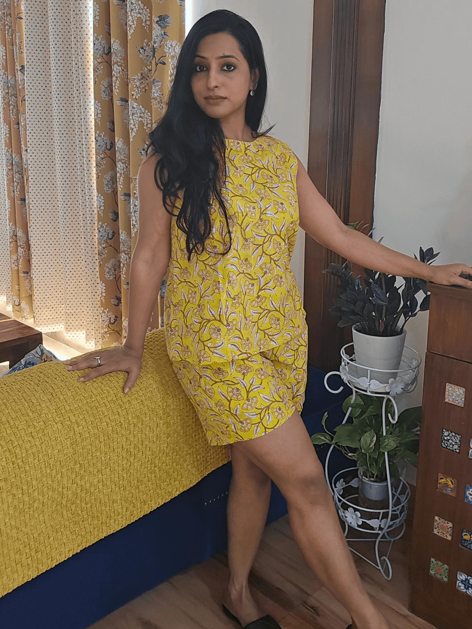 Yellow Floral Co-ord