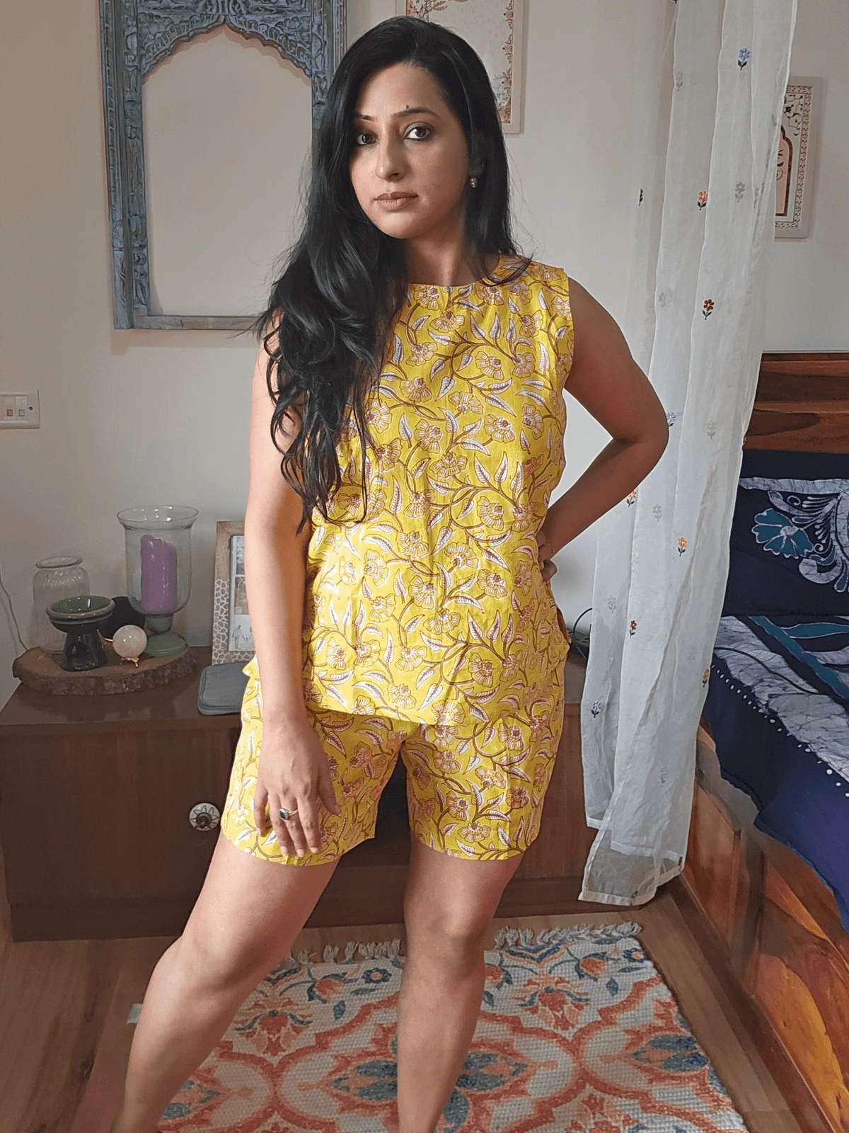 Yellow Floral Co-ord