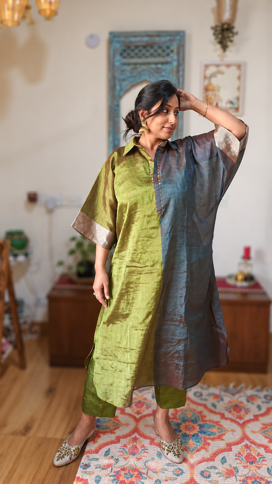 Megh Silk Kurta Pant Set